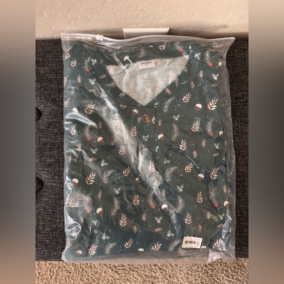 Cozy Family Pajama Set - Dark Green - Picture 2 of 5